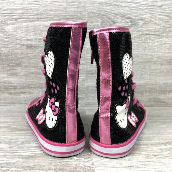 Girls Sanrio Hello Kitty Hi-Tops - Size 10M - Picture 4 of 8